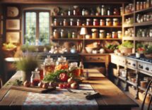 Nonna che gioca con i nipoti in un parco