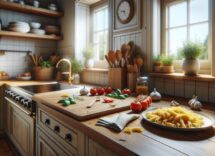 Nonna che gioca con i nipoti in un parco