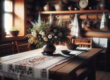 Nonna che gioca con i nipoti in un parco