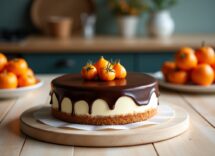 Deliziosa torta alle clementine con cioccolato