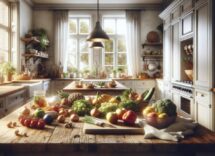 Immagine di una nonna che abbraccia il nipote con affetto