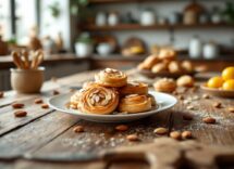 Dolcetti alle mandorle decorati e pronti da gustare