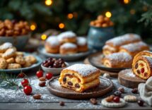 Selezione di dolci natalizi tipici italiani
