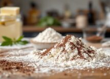 Pasta frolla al cacao pronta per essere utilizzata