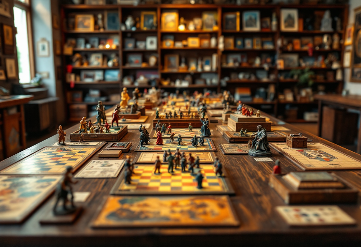 Immagine di giochi da tavolo in un ambiente milanese