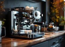 Immagine di una macchina da caffè per espresso a casa
