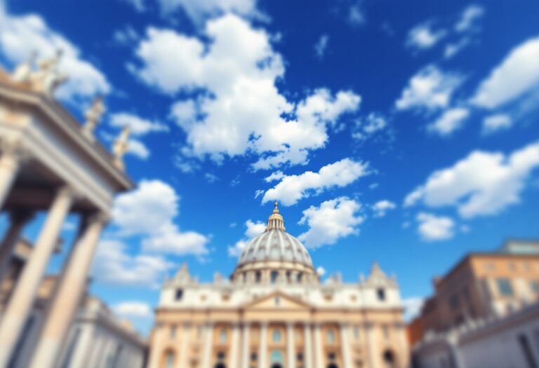 Immagine commemorativa di Papa Francesco scomparso