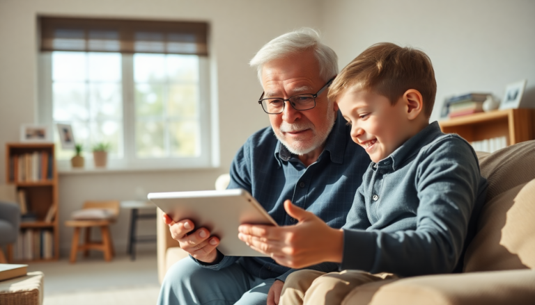 come nonni e nipoti possono imparare insieme dalla tecnologia 1745896292