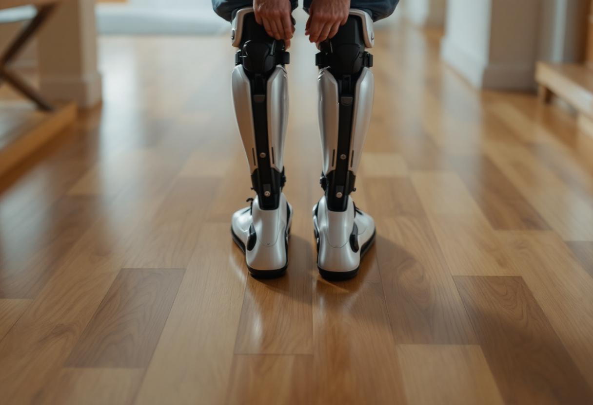 Esoscheletro che migliora la mobilità degli anziani
