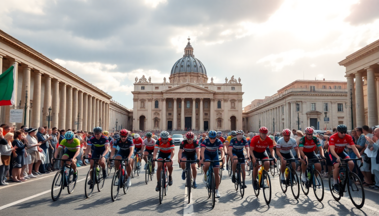 il giro ditalia fa tappa in vaticano con papa leone xiv 1748484394