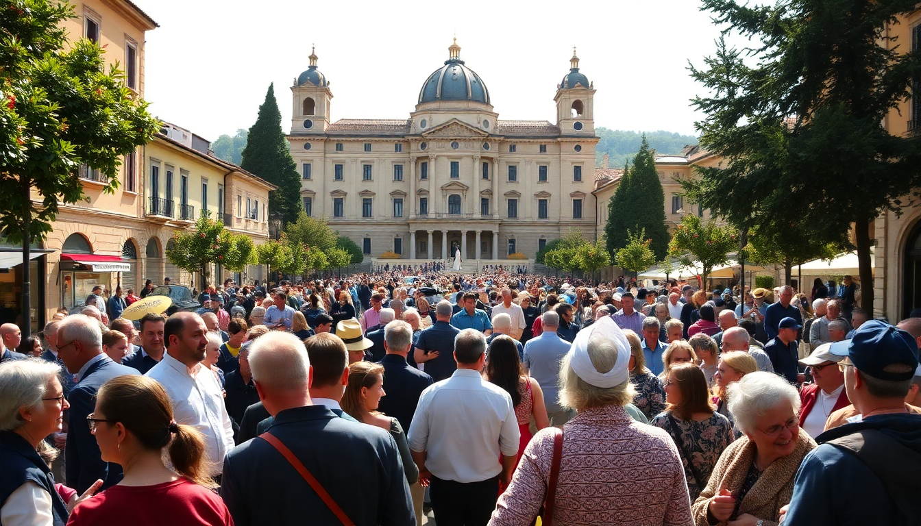 il papa in visita a castel gandolfo una sorpresa per i castellani 1748539410