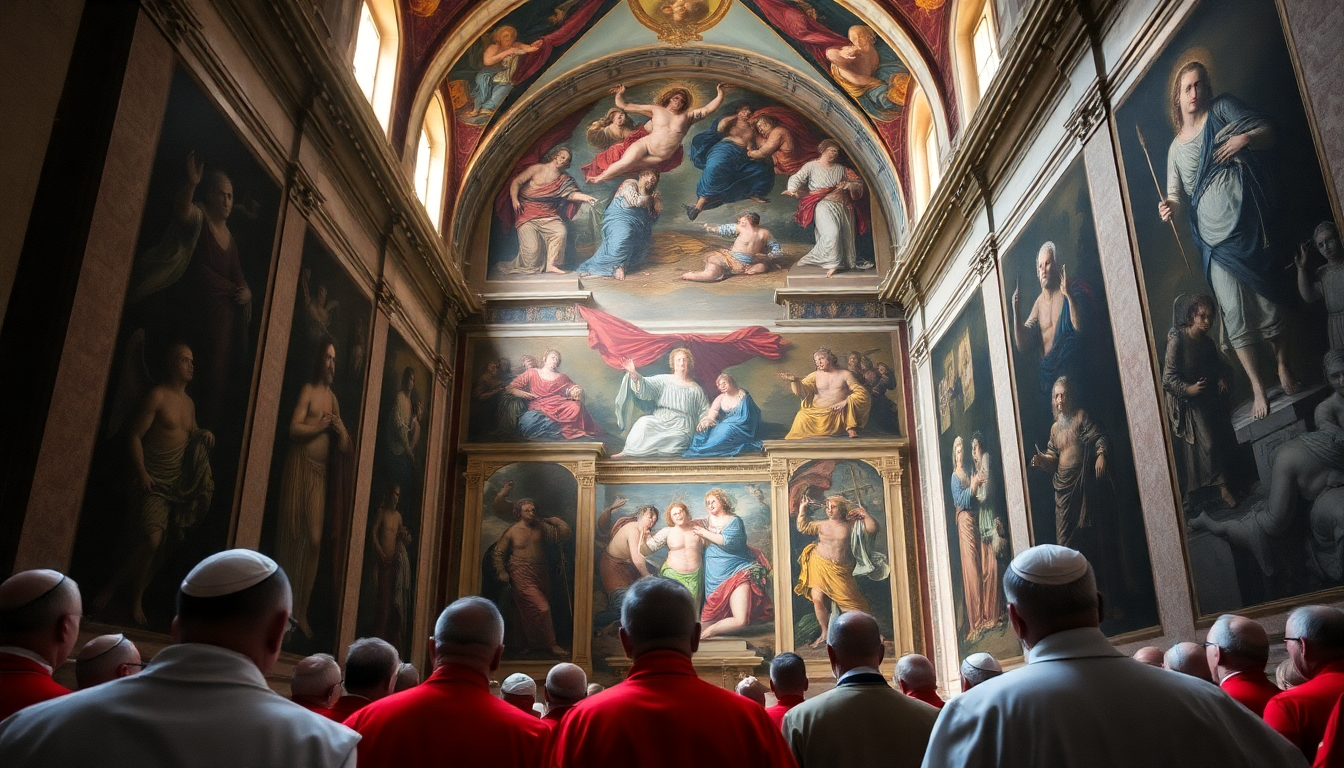 il significato degli affreschi di michelangelo nel conclave 1746552300