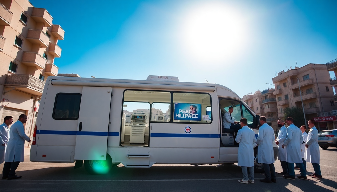 la papamobile di papa francesco diventa ununita sanitaria per gaza 1746427862