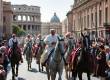 la storica cavalcata papale un viaggio tra tradizione e simbolismo 1747987766