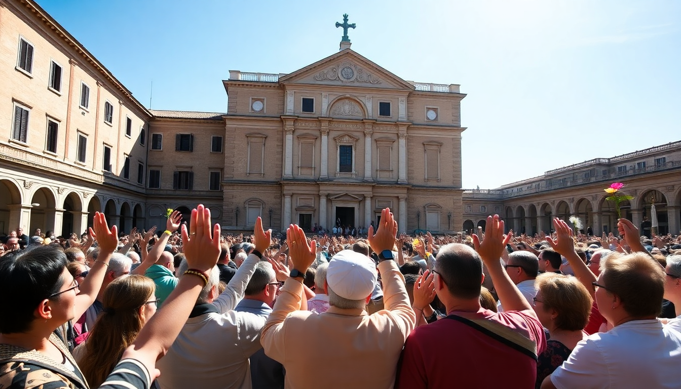 la visita del papa alla curia agostiniana un momento speciale 1747160864