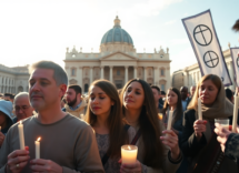 leone xiv invoca la pace durante la messa al regina caeli 1747568861