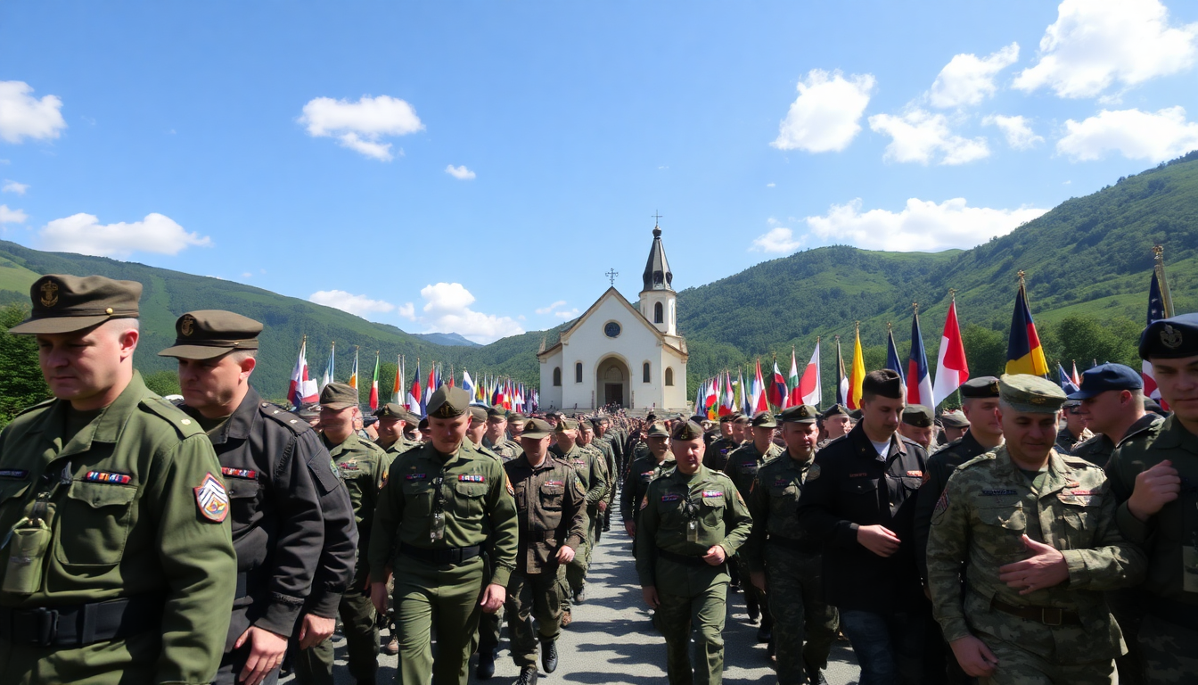 militari in pellegrinaggio a lourdes per la pace 1747477032