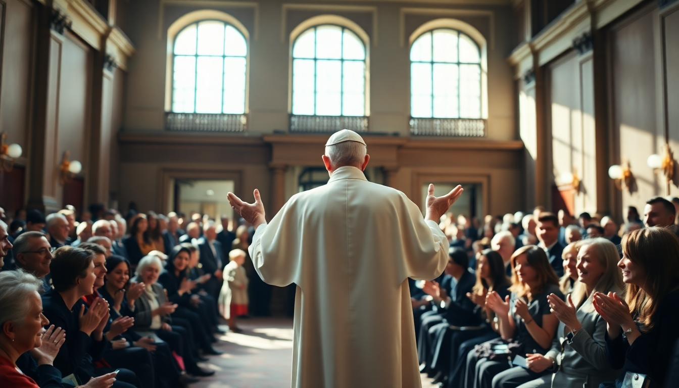 papa leone xiv e il suo messaggio di unita 1748079264