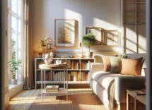 Anziano riceve assistenza domiciliare da un operatore