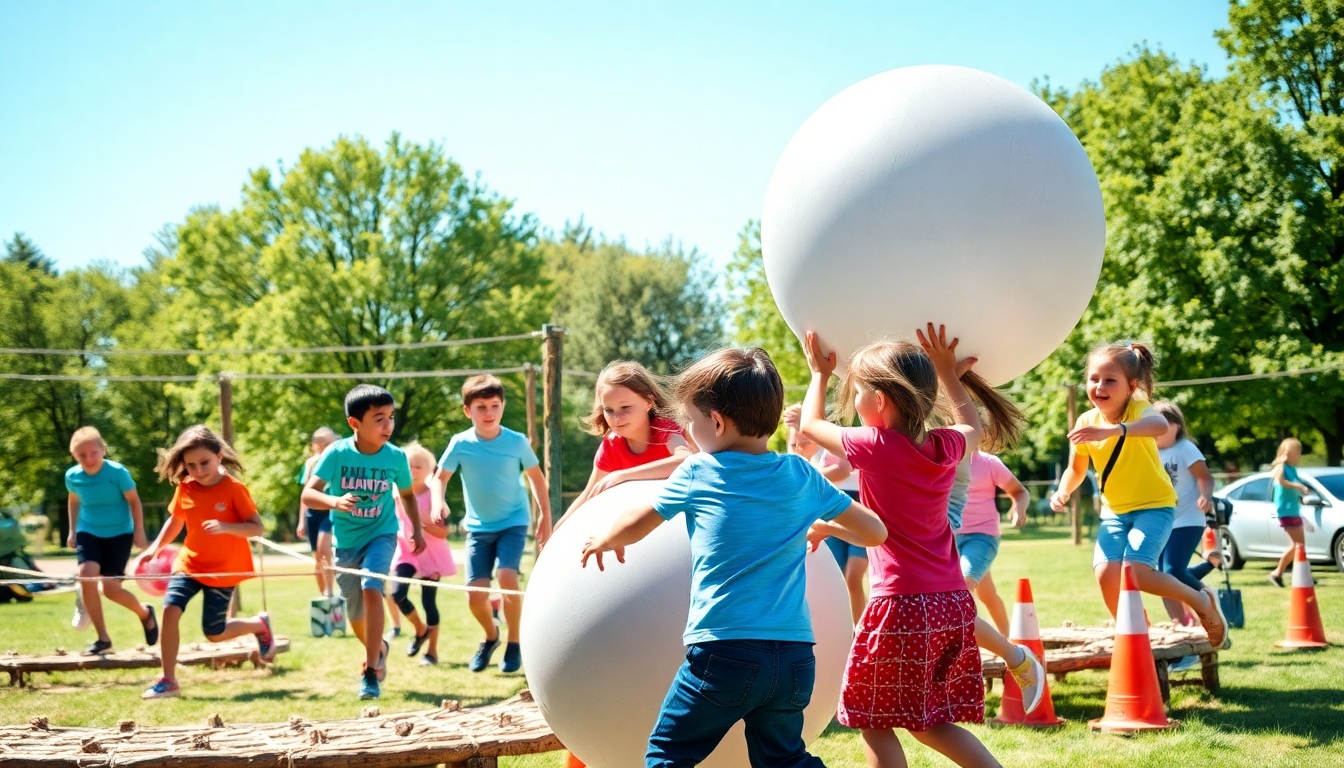 gimcana a squadre divertimento assicurato per i bambini 1749449605