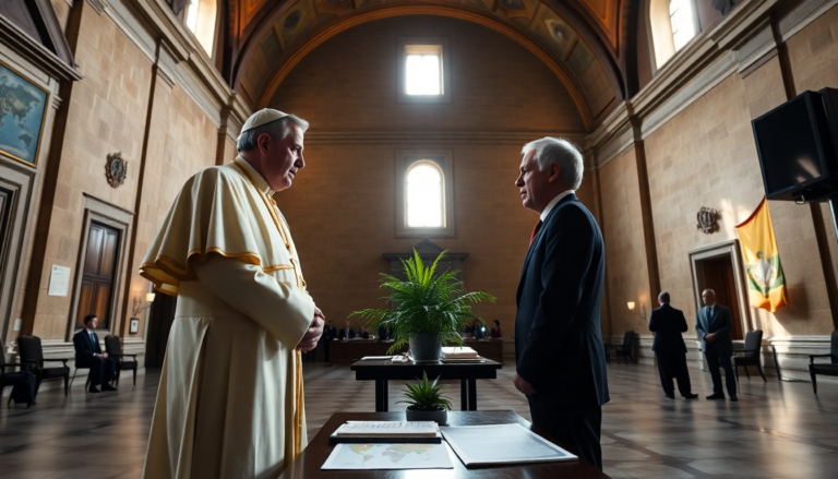 leone xiv e antonio guterres si incontrano per discutere di pace nel mondo 1749648391