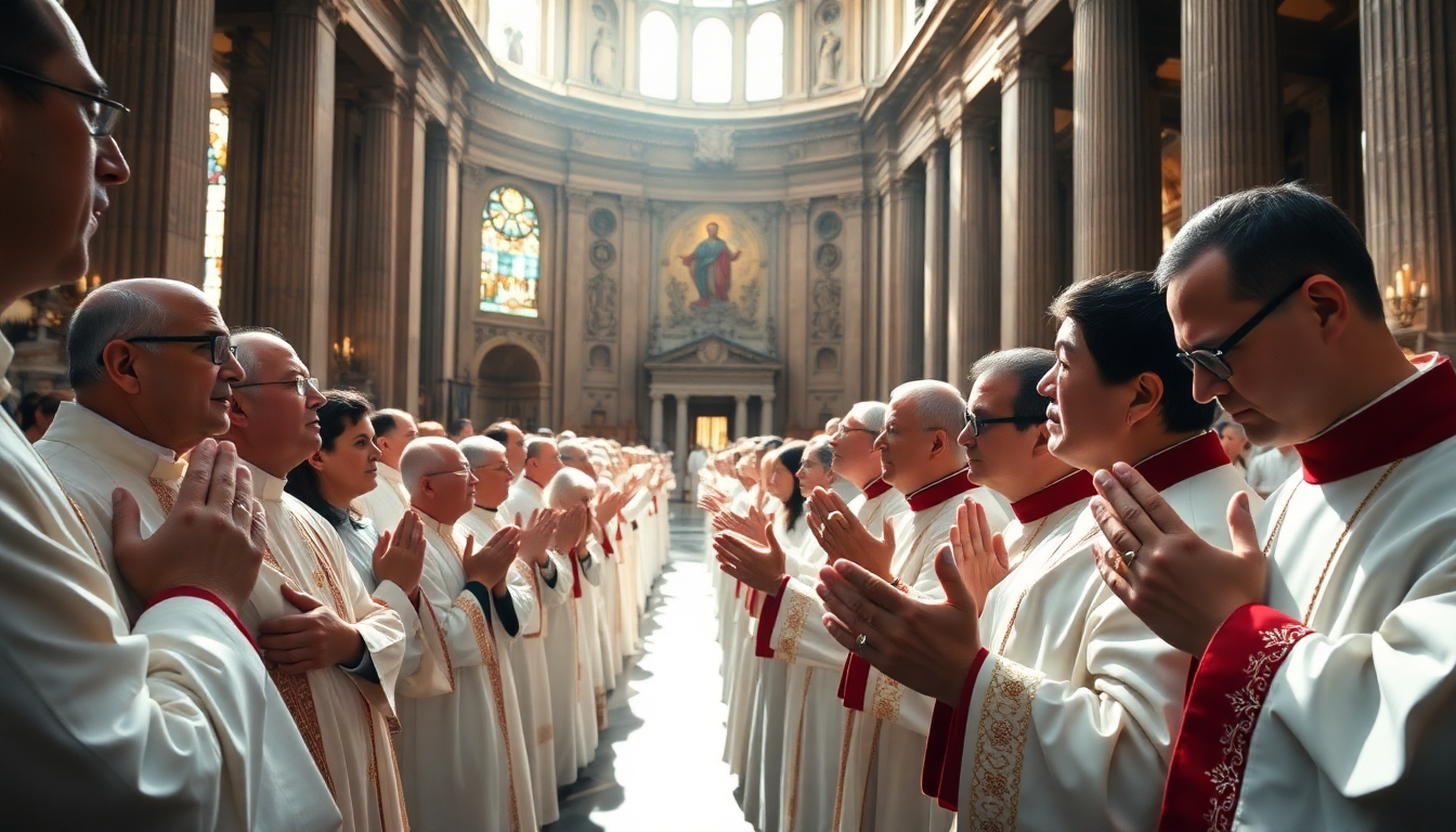 leone xiv un invito alla santita e allunita nella chiesa 1751167935