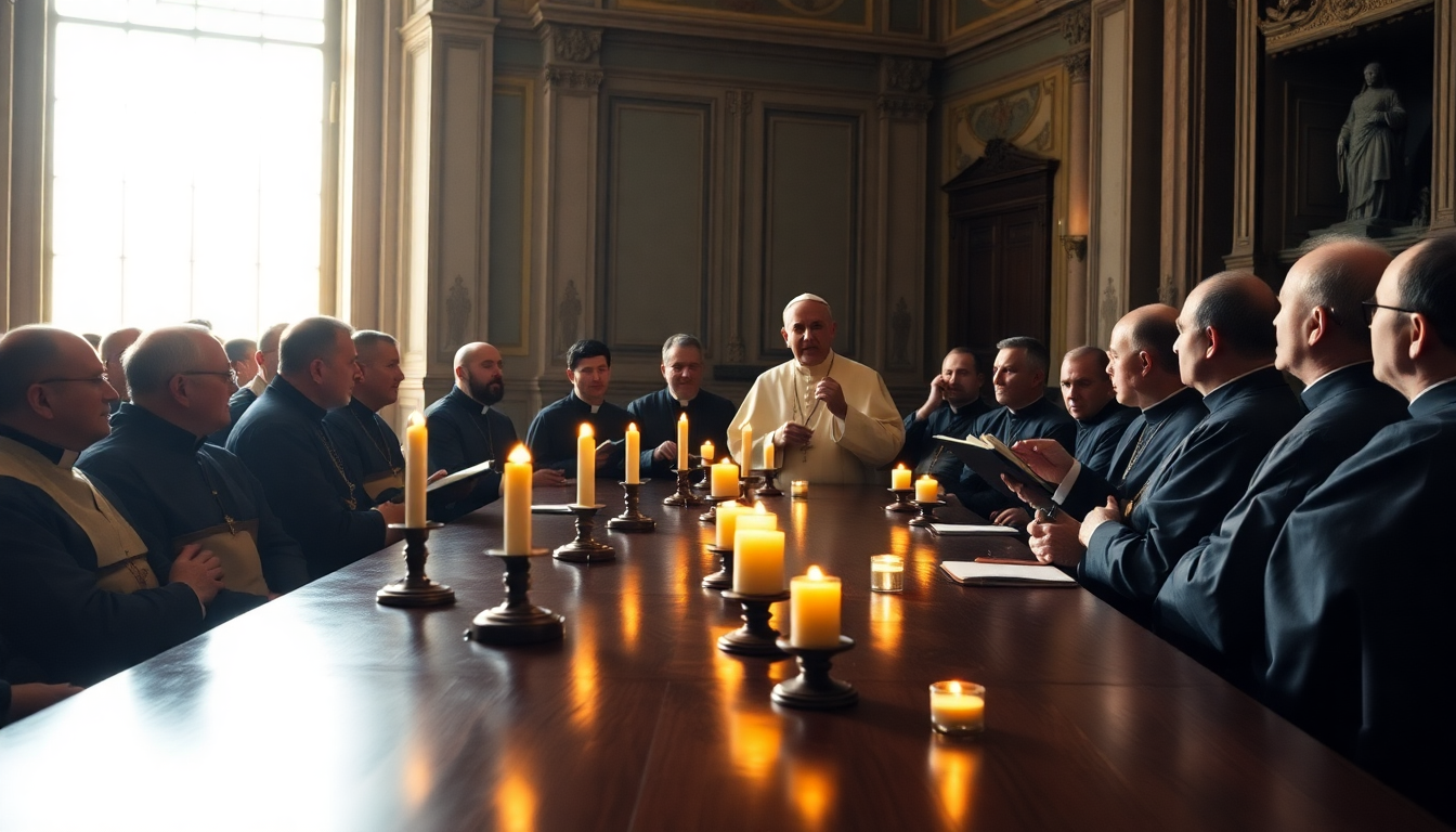 papa leone xiv invita il clero romano a costruire un futuro luminoso insieme 1749721817