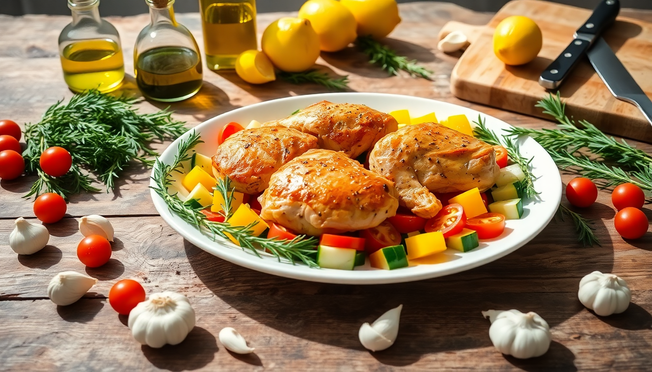 scopri come preparare il pollo alla mediterranea con ricette gustose 1751002302