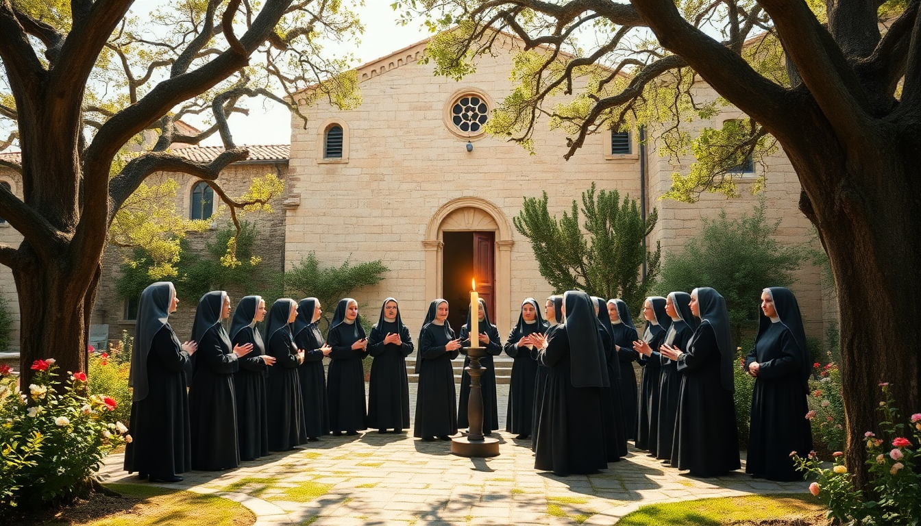 la visita di leone xiv un gesto di umanita e fede al monastero delle clarisse 1752615997