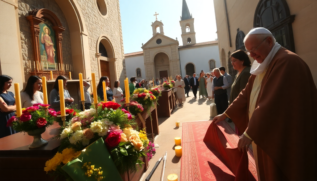 preparazione della parrocchia di san tommaso per la visita papale 1752470399