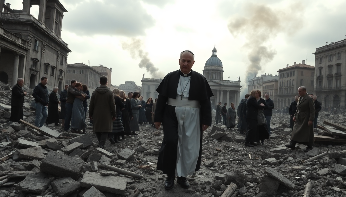 un gesto di speranza pio xii nella roma bombardata 1752954824