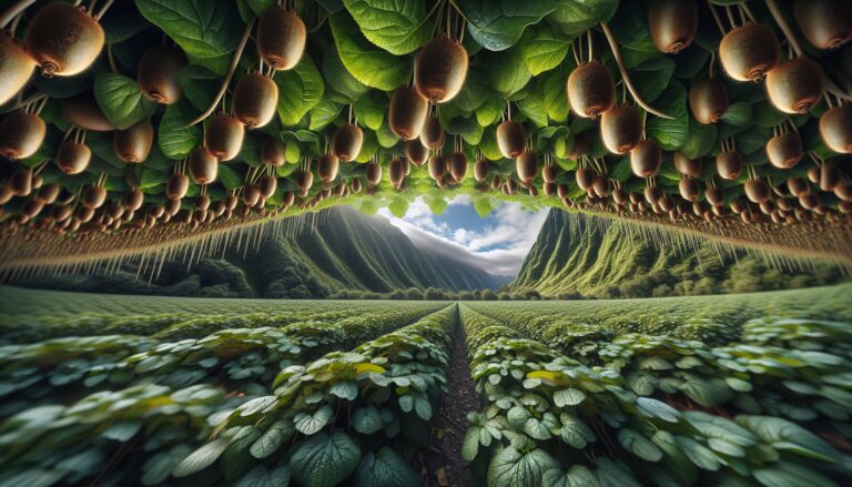 Kiwi veneto fresco su sfondo naturale