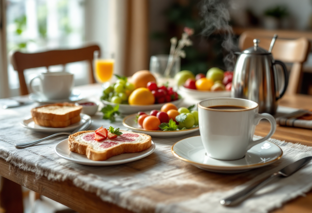 Anziani che consumano pasti regolari per una vita sana