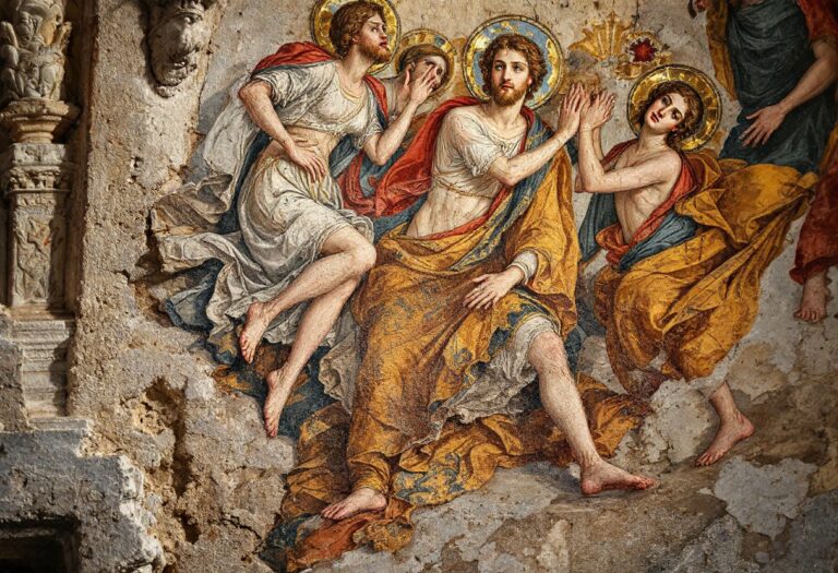 Affresco controverso di San Lorenzo in Lucina