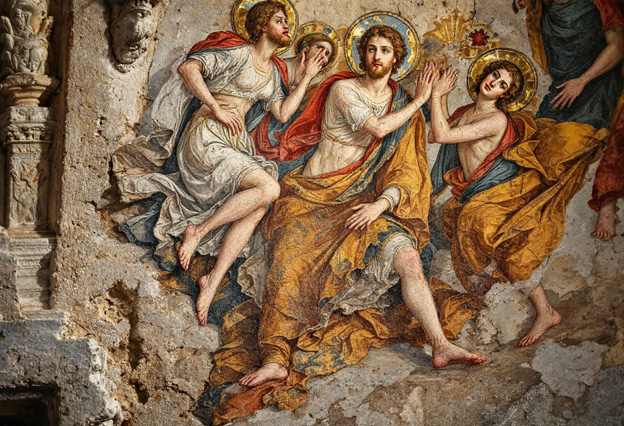 Affresco controverso di San Lorenzo in Lucina